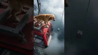Golden Retriever Saved Passengers When Cable Car Failed #rescue #incredible #dog
