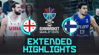 Georgia 🇬🇪 vs Finland 🇫🇮 | Extended Highlights | FIBA EuroBasket 2025 Qualifiers