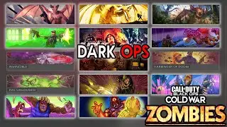 HOW To Complete EVERY DARK OPS CHALLENGES! Black Ops Cold War Zombies Tutorial