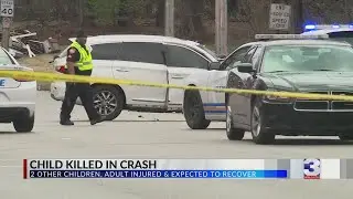 Child killed in car crash