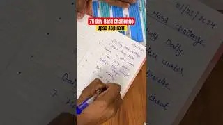 75 Day Hard Study Challenge #75hardchallenge #75dayshardchallenge #study #upsc #motivation #neet