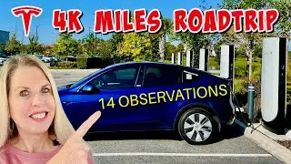 14 Observations From 4K Tesla Model Y Road Trip - The Car & Full Self-Driving Keep Getting Better!!!