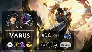 Varus ADC vs Ezreal - KR Challenger Patch 9.13