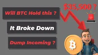 Bitcoin Broke Down | Will Bitcoin Hold this? | Dump Incoming