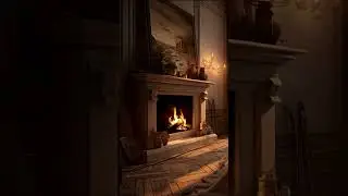 Cozy Fireplace Sounds | Calm Home Atmosphere  #relax