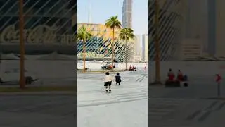 Фристайл на скейтборде на улице 😱🛼