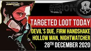 THE DIVISION 2 | NEW TARGETED LOOT TODAY | DECEMBER 28 | *DEVIL'S DUE*