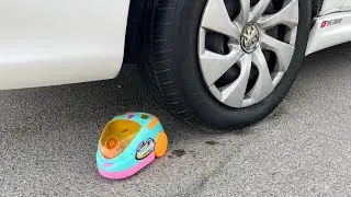 Crushing a Toy Vacuum Cleaner Under Car Tires 🛞 