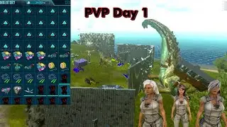 PVP BASE RAID DAY 1 | Crazy Loot | Ark Survival Evolved Mobile Sinhala #mizumikogaming #arkmobile