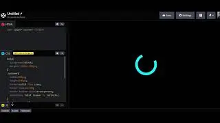 How To Create a Simple Spinner Loader Using Only Html And CSS