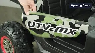 RiiRoo MaxPow&trade; UTV-MX 24v Battery Electric Ride On Car For Kids With Parental Remote Control