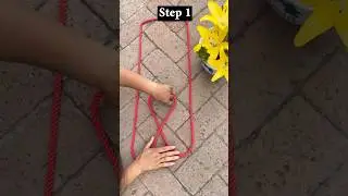 5 Easy Steps to Knot a Flower Pot Hanger #farmingskills @RomFarm