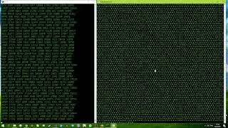 Эффект матрицы на C++