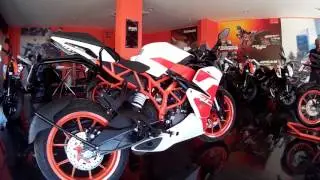 new 2017 ktm rc200 walk around video...