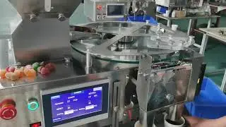 Desktop Candy Gummy Capsule Tablet Counting Machine Semi Automatic
