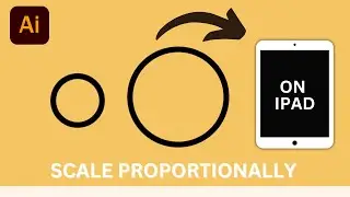 How to Scale Strokes Proportionally in Illustrator on iPad | Easy Fix!