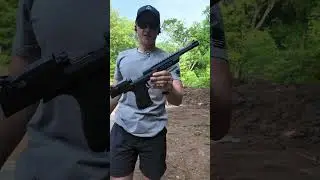 Стрельба из 10-дюймового ствола Magnum Research Desert Eagle в 50 AE