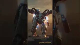 Epic Transforming Robot Landing | Jet Warrior Attack ⚡🤖 #shorts