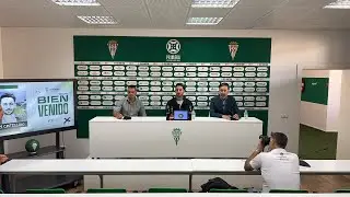 Presentaci&oacute;n de Adri Castellano como jugador del C&oacute;rdoba CF