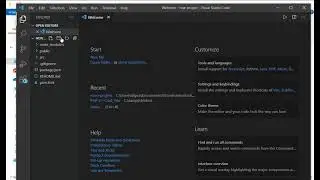 Open Vscode. Type in cmd 