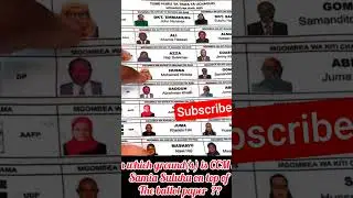 Which grounds were used to put Samia Suluhu top ofo the ballot paper?  Just asking.