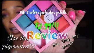 NICKA K | 9 Eyeshadow Palette REVIEW!!! | SwATcHiNG!!