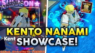 *REAPER* EVOLVED KENTO NANAMI (KENT) OVERTIME SHOWCASE! | Anime Adventures (ROBLOX)