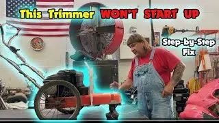 REVIVING String Trimmer that WON'T START UP (step-by-step)