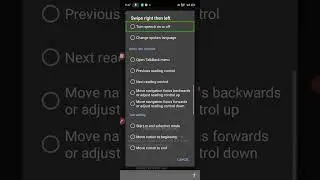 how to customise TalkBack gestures blind user with TalkBack Nepali