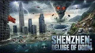 SHENZHEN DROWNS: Massive Typhoon & Giant Waterspout Destroy The City - 35 Min Film