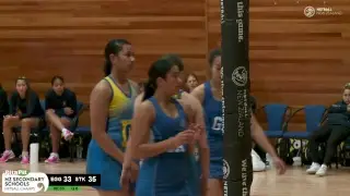 Epsom Girls v St Kent's - 3rd place playoff Pita Pit NZSS Netball Champs 2018
