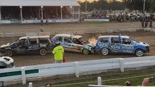 8-2-25 Brown County Fair Demo Derby Business Sponsored Vans