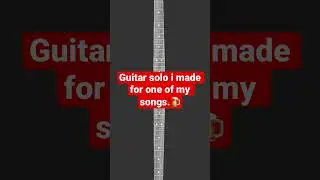 A guitar solo. #heavy #anger #guitarsolo #metal #thrashmetal #guitarist #guitarplayer #speed #heavy