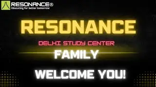 Resonance Family Welcomes You! | #iitjee #neet #faculty #staff #students