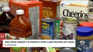 Wellness group to donate over 2,000 lbs of food