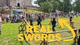 Medieval Longsword Duel in 360&deg; | Full Armor Combat at Turku Castle Tournament