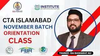 CTA ISLAMABAD | NOVEMBER BATCH | ORIENTATION CLASS