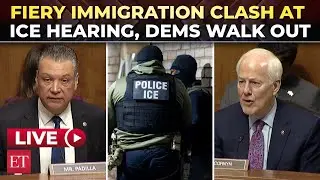 'This charade&hellip;': Democrats walk out after clash with GOP Senators at explosive ICE hearing