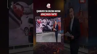 Buzlu Yol &Ccedil;ankaya&rsquo;da Kazaya Neden Oldu! #shorts