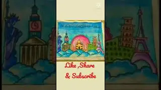 World Heritage Day Drawing || #shorts || ESHA
