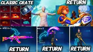 🔴BGMI NEXT CLASSIC CRATE 🔴BGMI UPGRADABLE GUN SKIN💎 M416 FOOL RETURN | M762 RETURN | RETURN ULTIMATE