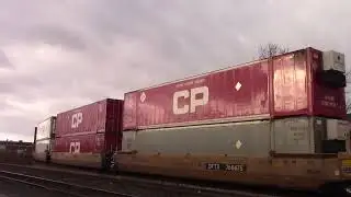 (CPKC) CP 112 with KCSM 4909 mid DPU passing Osler
