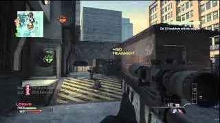 MY FIRST MW3 CLIP !! First Ever Sniper Triple HeadShot Feed ?