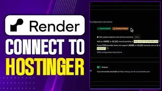 How To Connect Hostinger Domain to Render (2026 Updated Tutorial)