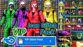 FREE FIRE CRIMINAL BUNDLE GLITCH FILE ❗Free Fire VIP Glitch Pack❗FREE FIRE ICON GLITCH PACK 😮😮_01