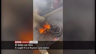 e-bike bursts into flames on Tube platform as passengers evacuated (UK) 27/Feb/2025