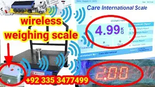 Wireless Weighing Scale Demo | Unveiling the Future of Weight Management by Care International Scale
