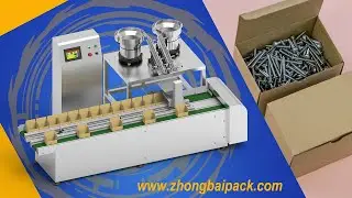 Fastener Box Filling Packing Machine For Screw Bolt Nails