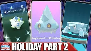 PART 2! *HOLIDAY 2021* TIPS - SHINY GALARIAN DARUMAKA, BERGMITE & INCUBATORS | Pok&eacute;mon GO