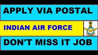 Indian air force job 2018